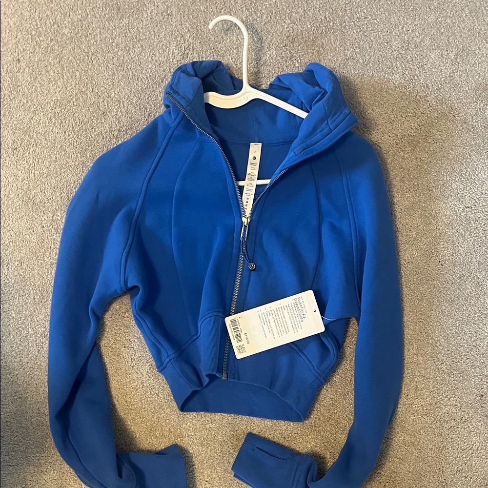 Lululemon Athletica Royal Blue Zip-Up Hoodie